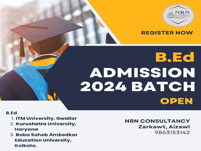 B.Ed ADMISSION 2024 BATCH OPEN